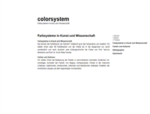 Tablet Screenshot of colorsystem.com